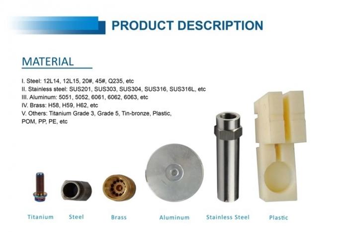 Piezas que trabajan a máquina que muelen de torneado del CNC de Brass Copper del fabricante profesional