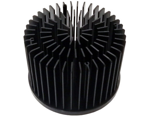 La ronda LED del ALCANCE forjó el color negro durable del disipador de calor práctico