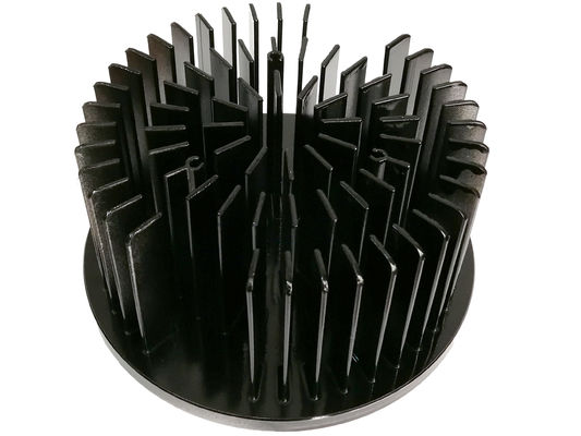Radiador antioxidante redondo del disipador de calor, disipador de calor de aluminio sacado práctico del LED