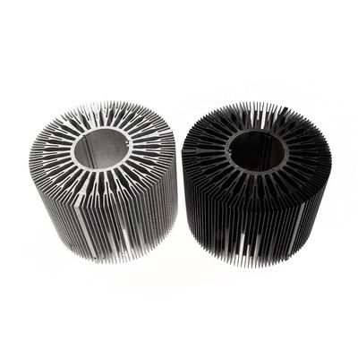 Corrosión anti sacada de 6063 perfiles de aluminio de la protuberancia para el LED