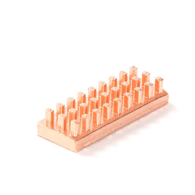 Forma multiusos de anodización práctica del rectángulo del disipador de calor de cobre