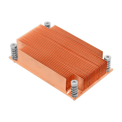 Oxidación anti de cobre completa rectangular del disipador de calor M1UBB-2011R práctica