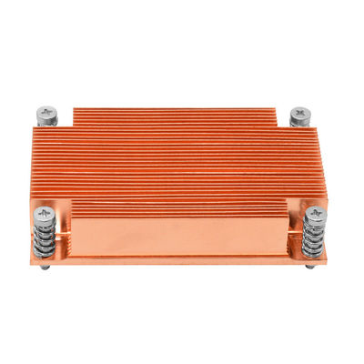 Disipador de calor de cobre anodizado a prueba de herrumbre de RoHS, disipador de calor de soldadura de cobre industrial