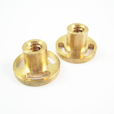 Piezas de torneado de cobre amarillo cepilladas industriales, componentes de torneado de la precisión del CNC de la motocicleta