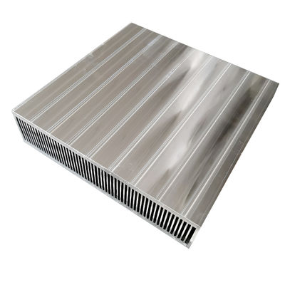 Forma práctica del rectángulo del disipador de calor de aluminio multiusos de la hoja