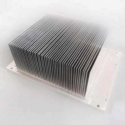 Disipador de calor práctico de plata del rectificador, aletas de aluminio a prueba de herrumbre del disipador de calor