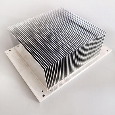 Disipador de calor práctico de plata del rectificador, aletas de aluminio a prueba de herrumbre del disipador de calor