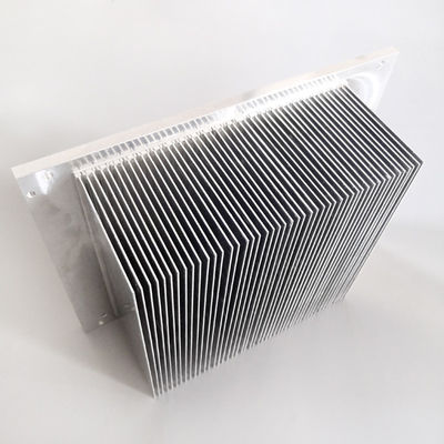 Disipador de calor práctico de plata del rectificador, aletas de aluminio a prueba de herrumbre del disipador de calor