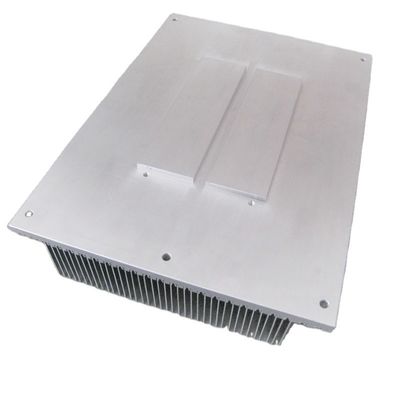 Disipador de calor TÉCNICO práctico de la aleación, disipador de calor de aluminio sacado de plata