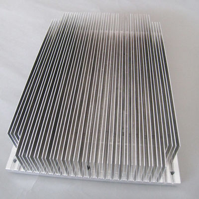 Disipador de calor TÉCNICO práctico de la aleación, disipador de calor de aluminio sacado de plata