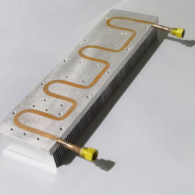 Disipador de calor electrónico IGBT del tubo de cobre de Enbeded para la refrigeración por agua