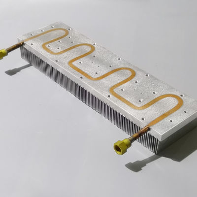 Disipador de calor electrónico IGBT del tubo de cobre de Enbeded para la refrigeración por agua