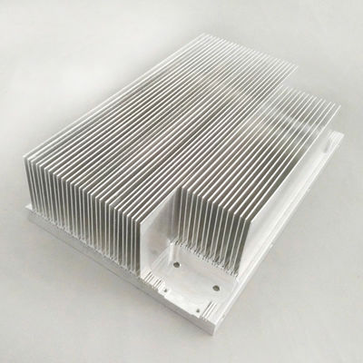 El rectángulo electrónico enlazado del disipador de calor de la aleta forma el material de aluminio
