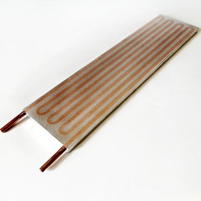 Disipador de calor durable de aluminio del tubo de cobre, placa fría refrigerada por agua multiusos
