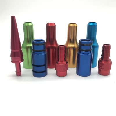 Piezas que muelen de torneado de cobre amarillo multicoloras del CNC a prueba de herrumbre para automotriz
