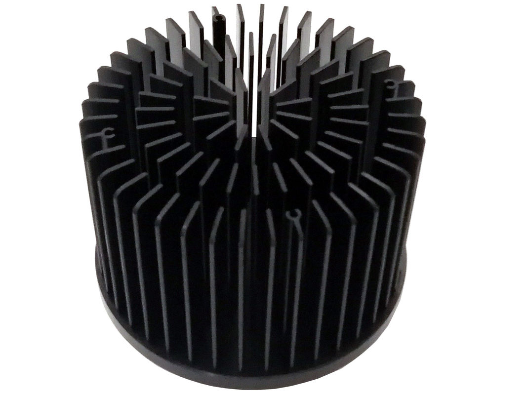 La ronda LED del ALCANCE forjó el color negro durable del disipador de calor práctico