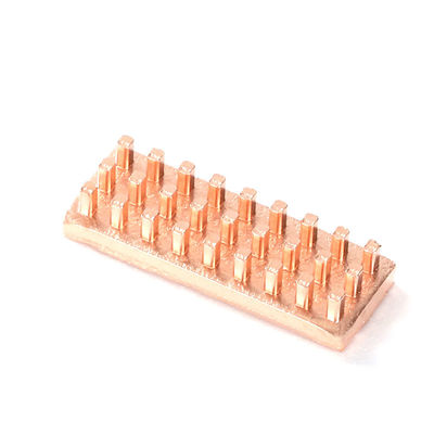 IP55 raspó la forja fría durable anticorrosiva del disipador de calor de cobre
